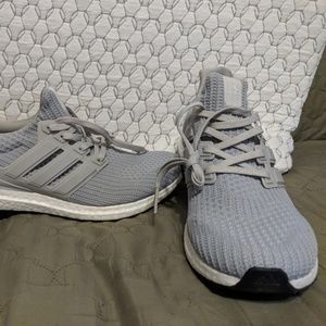 Adidas ultra boost gray grey silver 10.5